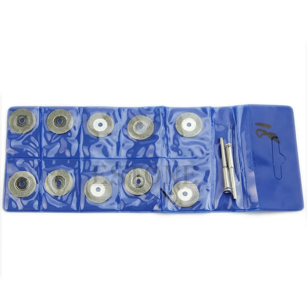 1 Set 10pcs Rotary Circular Saw Blades Cutting Wheel Discs Mandrel Cutoff New | Инструменты