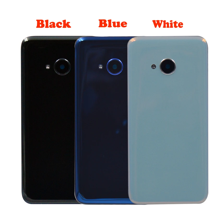 Для htc U11 life задняя крышка корпуса батареи с объективом камеры задний стеклянный чехол Замена для htc U11 lite задняя крышка корпуса