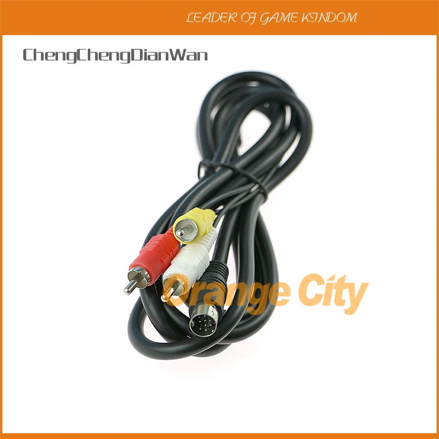 ChengChengDianWan AV кабель для SEGA Genesis 2 и 3 RCA шнур Mega Drive высокое качество|cable for|cable segacable |