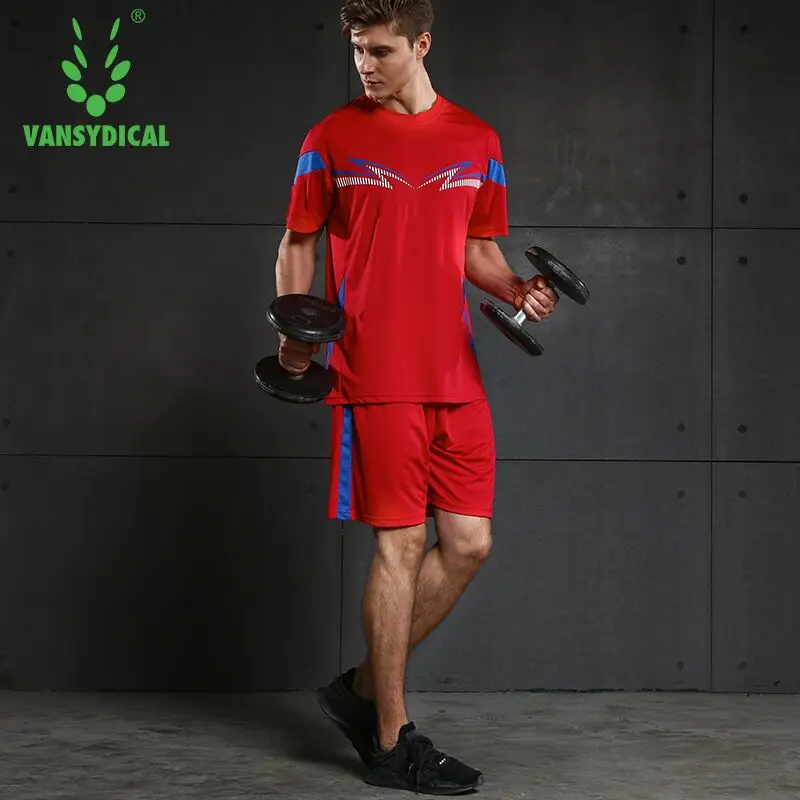 VANSYDICAL 2018 летние спортивные костюмы Для Мужчин's быстросохнущая управлением