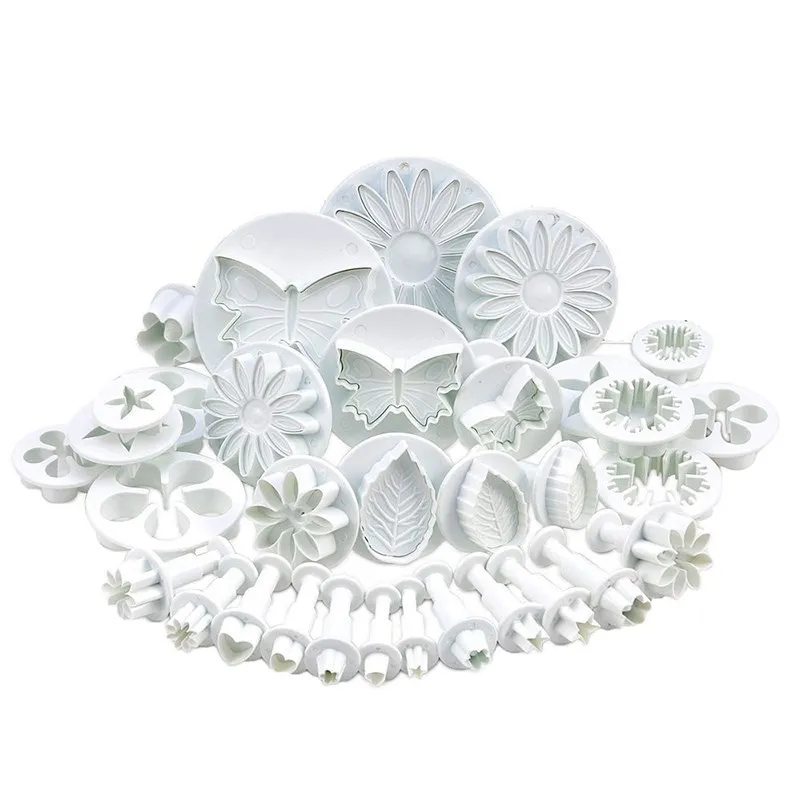 JINJIAN 33 шт./компл. помадка для украшения торта Sugarcraft Плунжер резак инструменты
