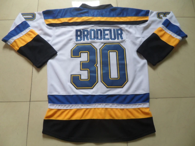 Бесплатная доставка сент-луис блюз мужские кофта дешевой цене # 30 мартин бродо