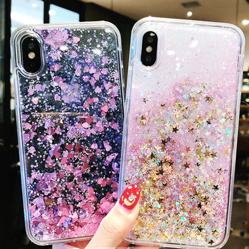 С сияющими блестками Мягкий чехол для OPPO A3 A5 A3S A7 A9 F5 F7 F9 F11 pro R9S плюс R11 R9 R17 pRO A57 A59 A83 на заднюю панель для телефона