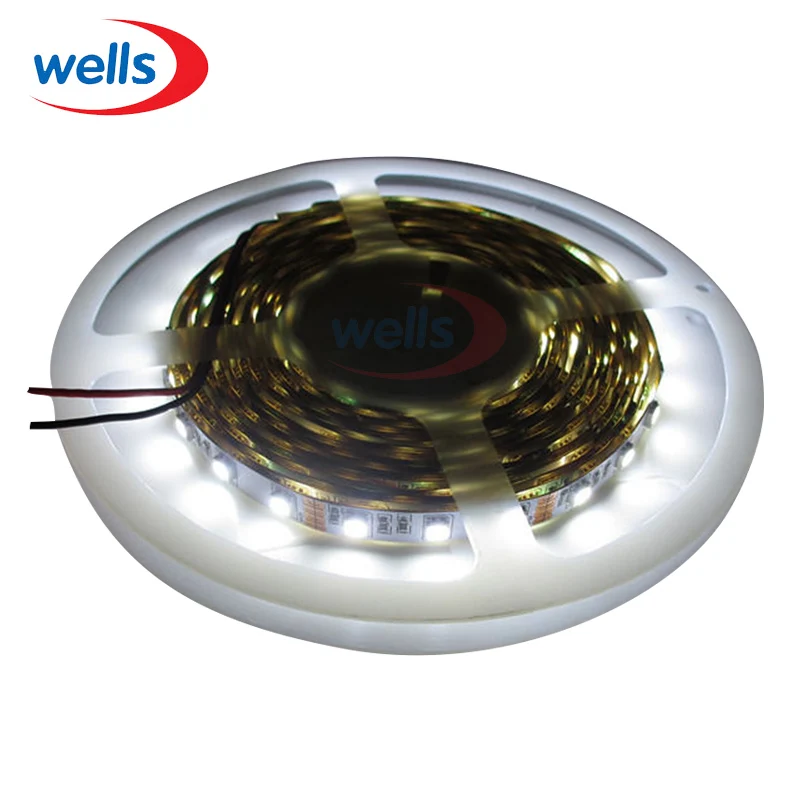 DC 12V 5050 Светодиодная лента fiexible светильник 60Led/m RGB белый теплый красный зеленый