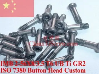 2-56 титановые винты 2-56x8 мм шлифованная головка Torx T6 Driver Ti GR2 | Обустройство дома