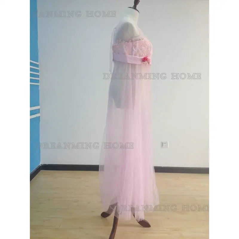 Royal Style Maternity Lace Dress Pregnant Photography Props Pregnancy maternity photo shoot long dress Fancy | Мать и ребенок