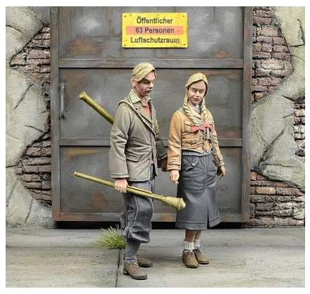 1/35 фигурки из смолы, модель, наборы, WWI, немецкая молодость, 2 фигуры, Неокрашенная