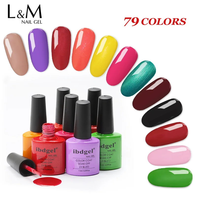 

ibdgel-3pcs ORIGINAL UV Gel Nail Polish Best Gel 79 COLORS - SUMMER 2018