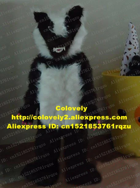 Костюм Талисман из черного меха барсука цвета|badger mascot costume|tummy |