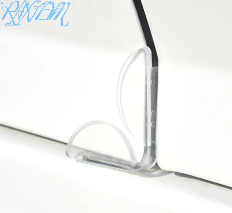 4 шт./компл. ПВХ Защитные щитки для края автомобильной двери нижний угол Защита от