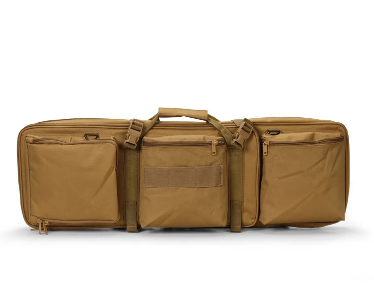 KHAKI Тактический M4 чехол для винтовки сверхмощный двойной пистолет сумка охотничий страйкбол военный наплечный рыболовный рюкзак 85 см - Цвет: KHAKI
