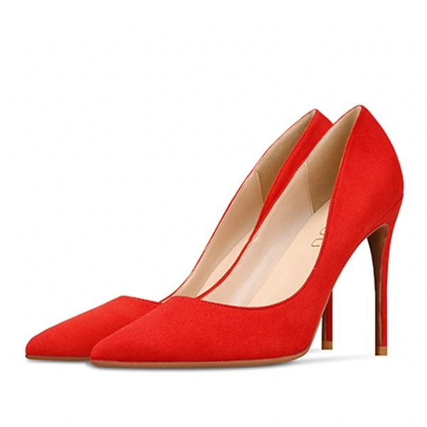 Офисные женские модельные туфли из органической кожи размера плюс 46 Детские