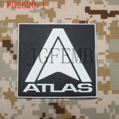 Передовая война Атлас тактический боевой ПВХ патч значок - Цвет: PB2620 Luminous