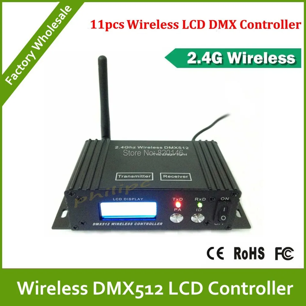 

DHL Free Shipping 126 channels LCD DMX512 wireless receiver/transmitter