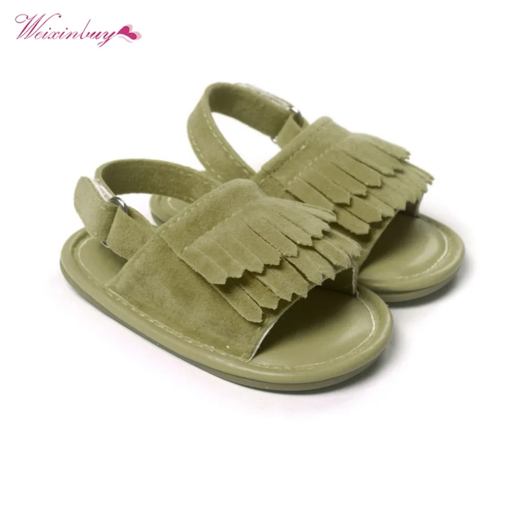 WEIXINBUY модная обувь из искусственной кожи для маленьких мальчиков девочек летняя