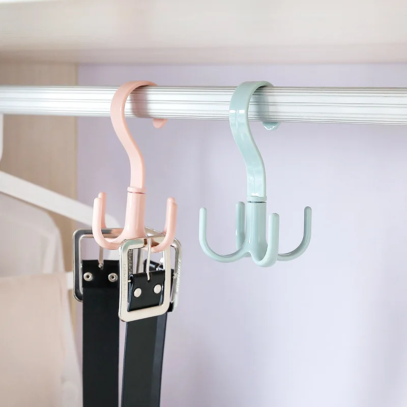 Многофункциональная вращающаяся на 360 градусов сумка для шарфа и шапочки стеллаж