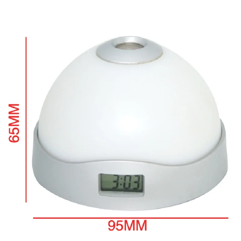 Будильник с проекцией времени функция повтора светодиодная подсветка цифровые