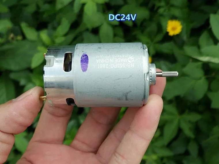 Мощный мотор MABUCHI 555 2861 DC24V 8500 об/мин с высоким крутящим моментом|Двигатель