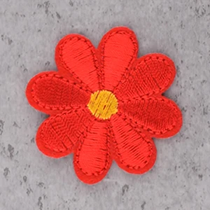 12pieces Chainho, 12 шт./пакет, красочный цветочный серии, заплата вышивки, тканевая наклейка по всему изделию; аппликация гладильная для ткани на основе карбида кремния, джинсы, сумки, аксессуары для ванной комнаты, EM018 - Цвет: 12pieces