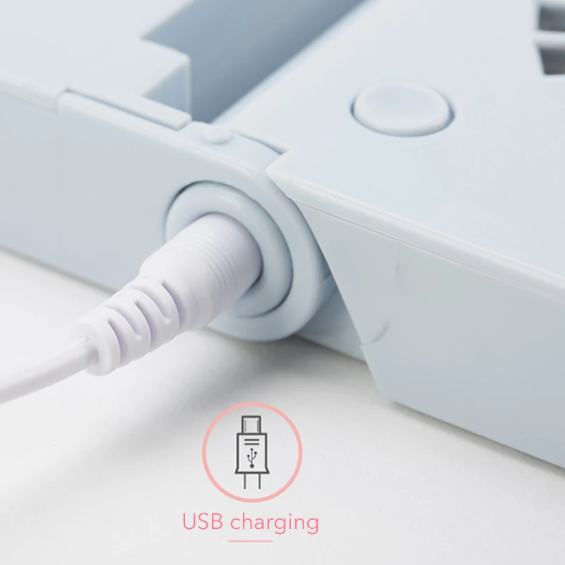 Настольный USB мини-usb перезаряжаемый воздушный охлаждающий бесшумный вентилятор