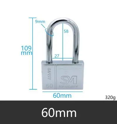 60X58 Из нержавеющей стали 304 же ключ открыть все замок шкафа открытый замок основная мебель замок водонепроницаемый ржавчины-доказательство замок двери - Цвет: 60X58