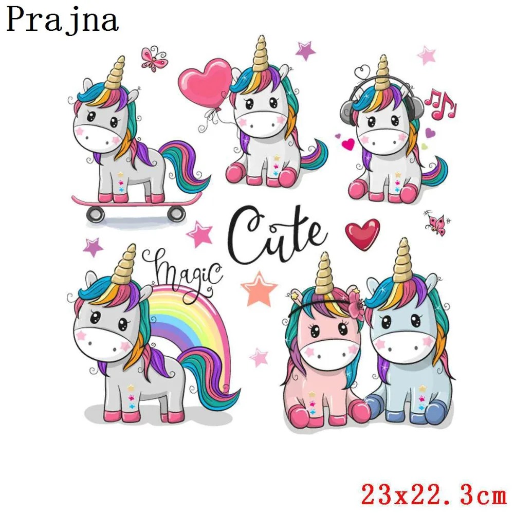 Переводные наклейки Prajna для железных футболок Мультяшные Детские