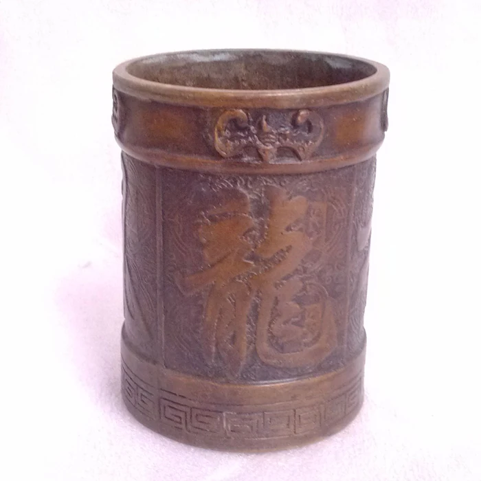 Древний город Феникс медь световое перо большие антикварные украшения Zhaocai