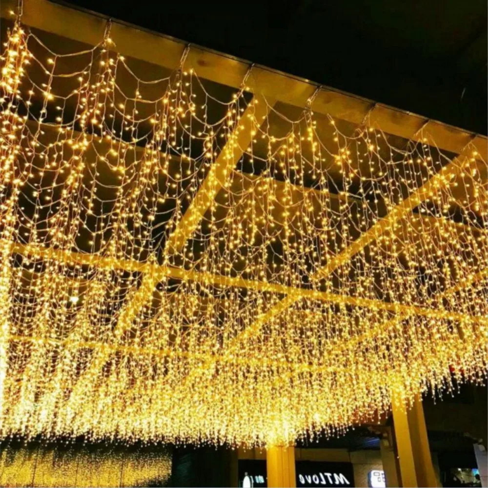 

Christmas 3.5M 96 leds Icebar string lights curtain lights waterproof stars ourdoor holiday light
