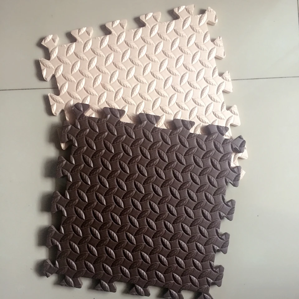 Коврик детский из вспененного ЭВА с листьями 1 2 см 9 шт./лот размер 60*60 | Игрушки и