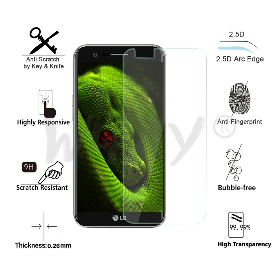 WHAY закаленное Стекло для LG K10 Экран протектор телефон Дисплей Флим es LGK10 9 H 2.5D|tempered