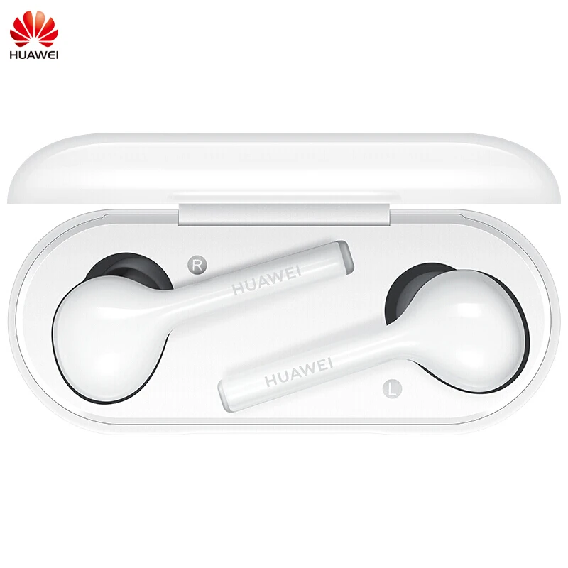 white huawei FreeBuds Lite Наслаждайтесь глобальной версией беспроводных Bluetooth наушников водонепроницаемый IP54 управление краном встроенный g-сенсор - Цвет: white
