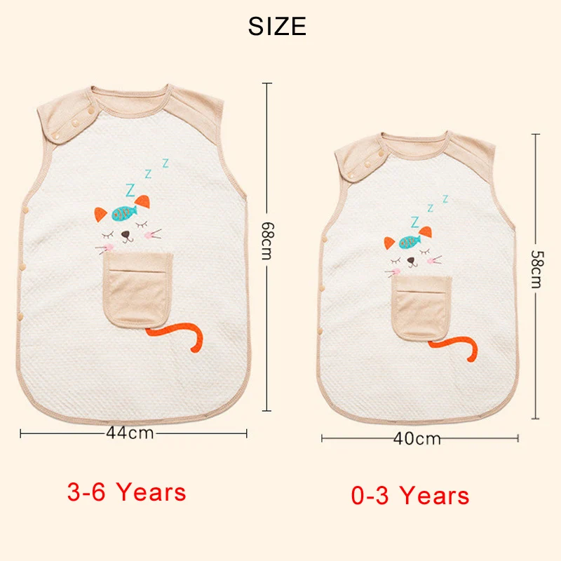 Детское одеяло спальный мешок для новорожденных одежда сна из натурального
