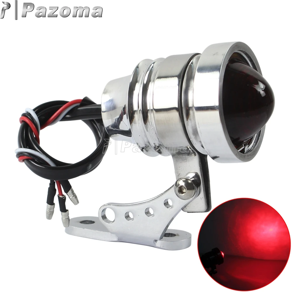 Полированный красный светодиодный задний фонарь для мотоцикла стоп-сигнал Harley