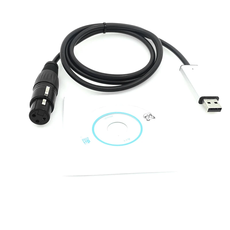 Новый USB DMX адаптер интерфейса ПК сценический светильник контроллер диммер Dmx
