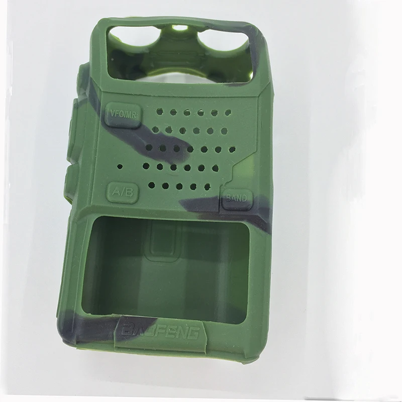 Новинка 2 шт. силиконовый резиновый чехол для бампера BAOFENG UV-5R двухсторонней