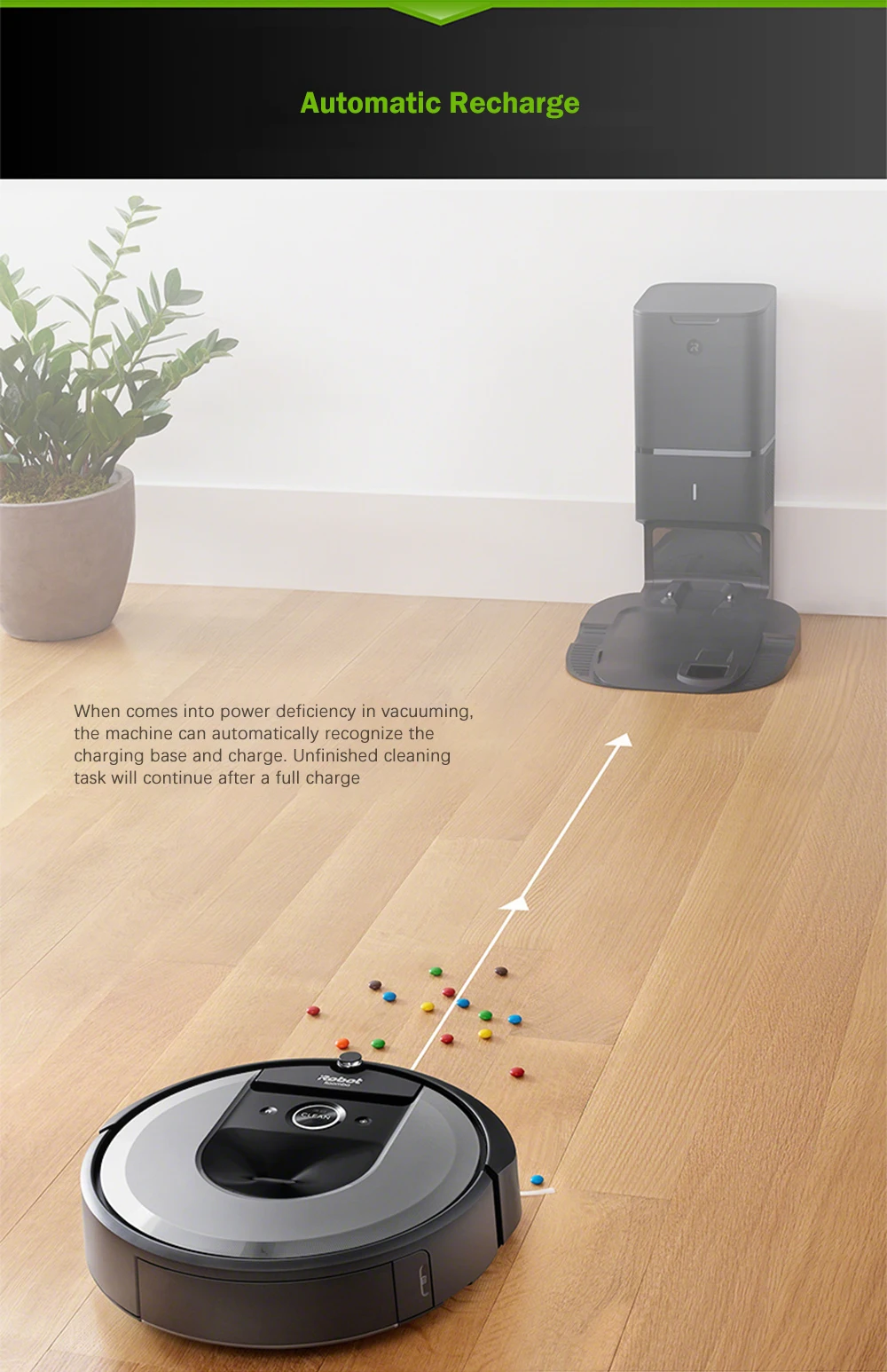 Робот-пылесос IRobot Roomba I7 Plus, автоматическое удаление грязи, отпечаток, смарт-карта, обнаружение грязи, автоматическая зарядка, APPControl