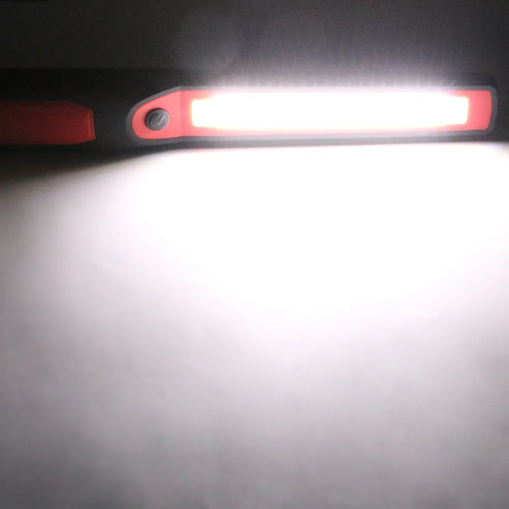 Портативный прожектор рабочий свет 2в1 Перезаряжаемый LED COB Кемпинг работа