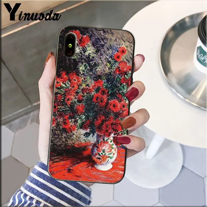 Yinuoda Клода Мона импрессионизма художника чехол для телефона для Apple iPhone 8 7 6 6S Plus X XS MAX 5 5S SE XR Чехол для мобильного телефона s