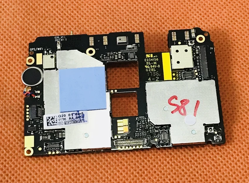 Б/у оригинальная материнская плата 4 ГБ ОЗУ + 64 Гб ПЗУ для UMIDIGI S2 Helio P20 Octa Core 6 0 &quot