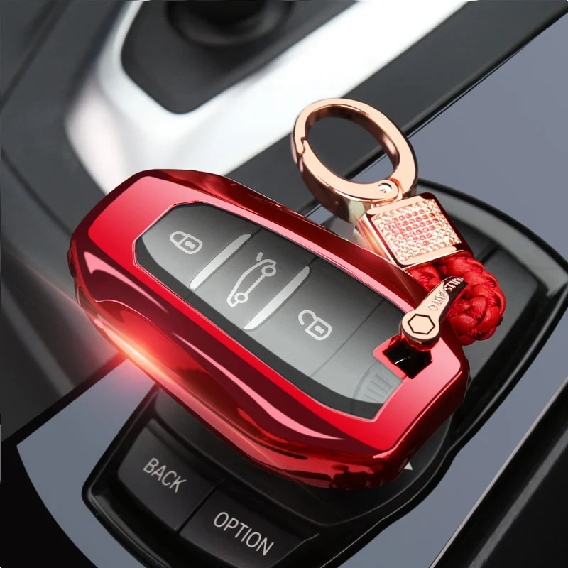 Чехол для автомобильного ключа, брелок для peugeot 208 308 508 3008 5008 для Citroen C4 Picasso DS3 DS4 DS5 DS6