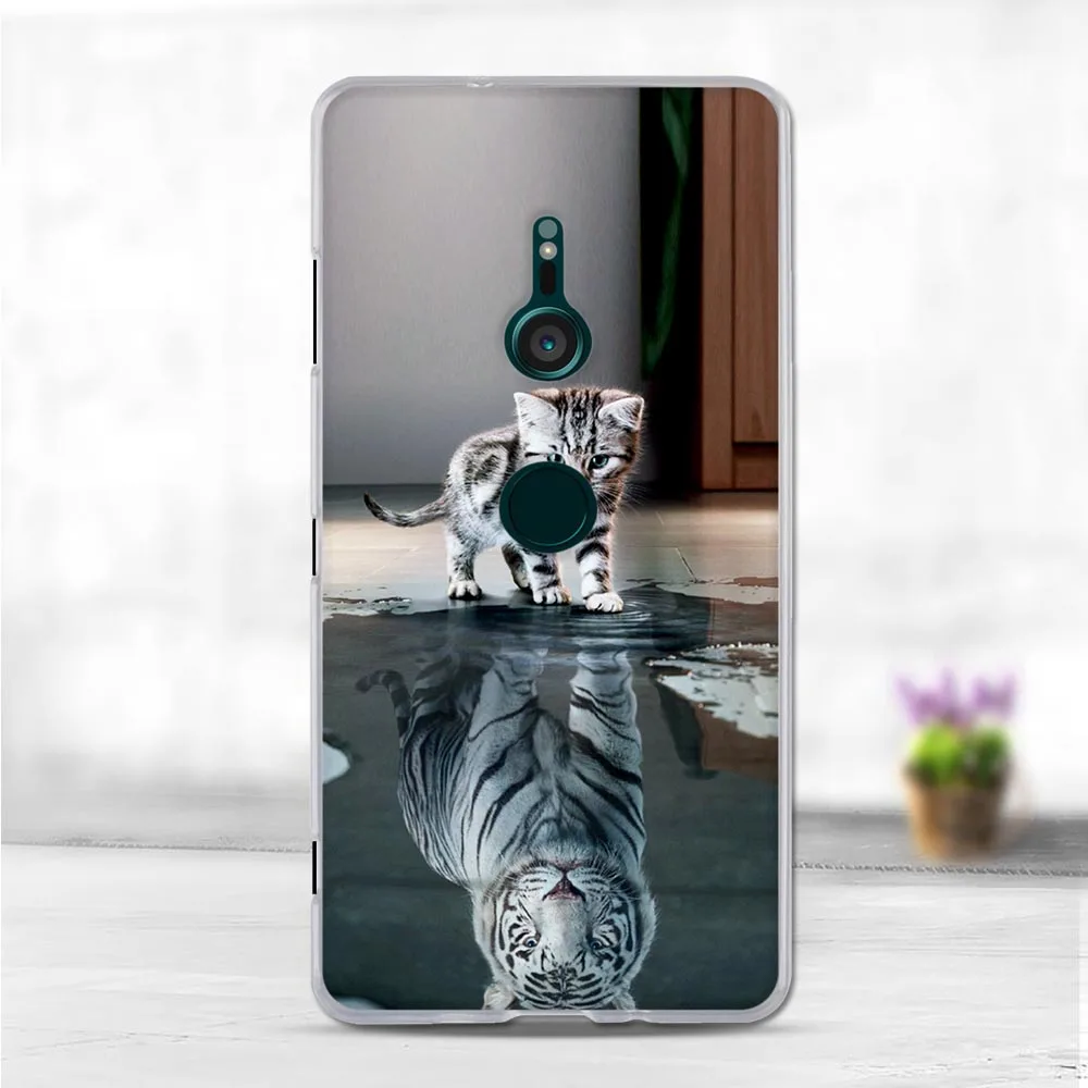 Чехол для Sony Xperia XZ3 чехол 6 0 дюйма мягкие силиконовые телефонные чехлы из ТПУ