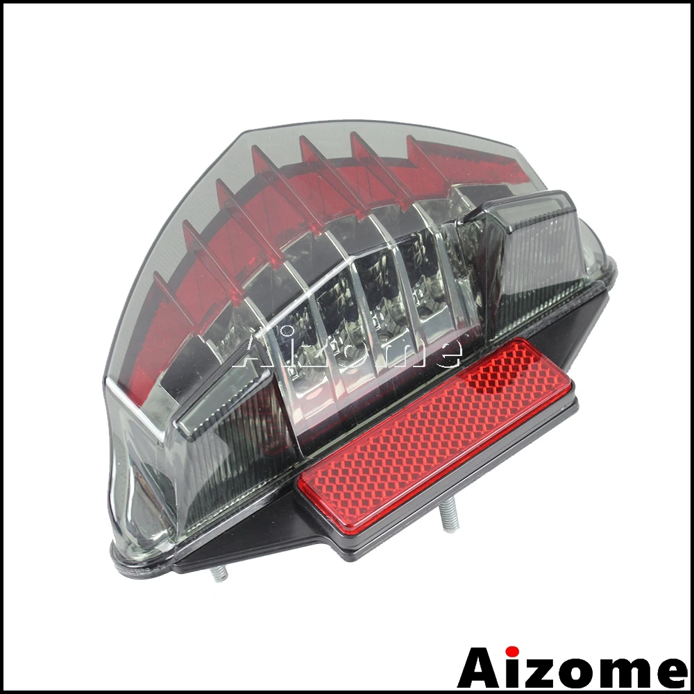 Светодиодный стоп сигнал для мотоцикла Интегрированный задний светильник с