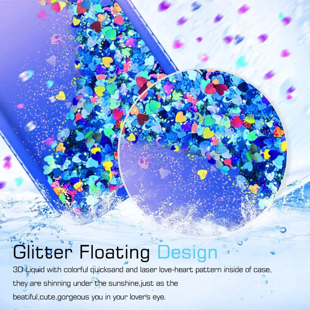 Diamond Glitter Liquid Case For Samsung Galaxy S8/S8 Plus Coque Sparkly Flowing Quicksand TPU Silicone Protective Phone Cover |