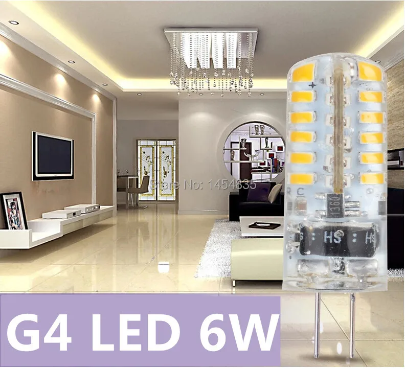 

2018 G4 lamp led 2835 SMD G4 3W/5W/6W DC led light 12V Led Replace 30W halogen Lamp 360 Beam Angle LED Bulb Lamps bulb candle