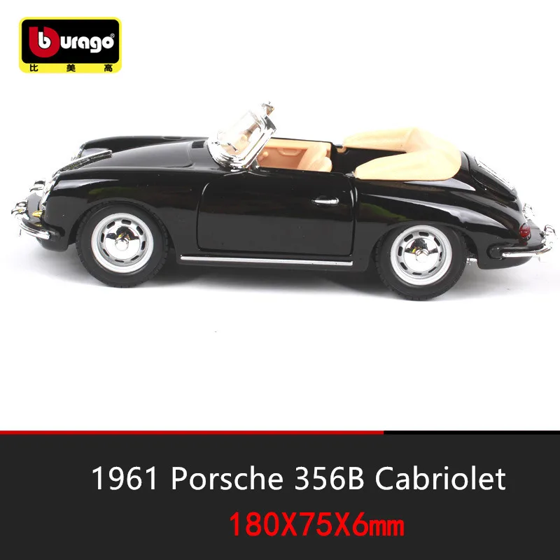 Bburago 1:24 Porsche 1961 модель автомобиля из сплава модель ремесла Коллекция игрушек инструменты подарок