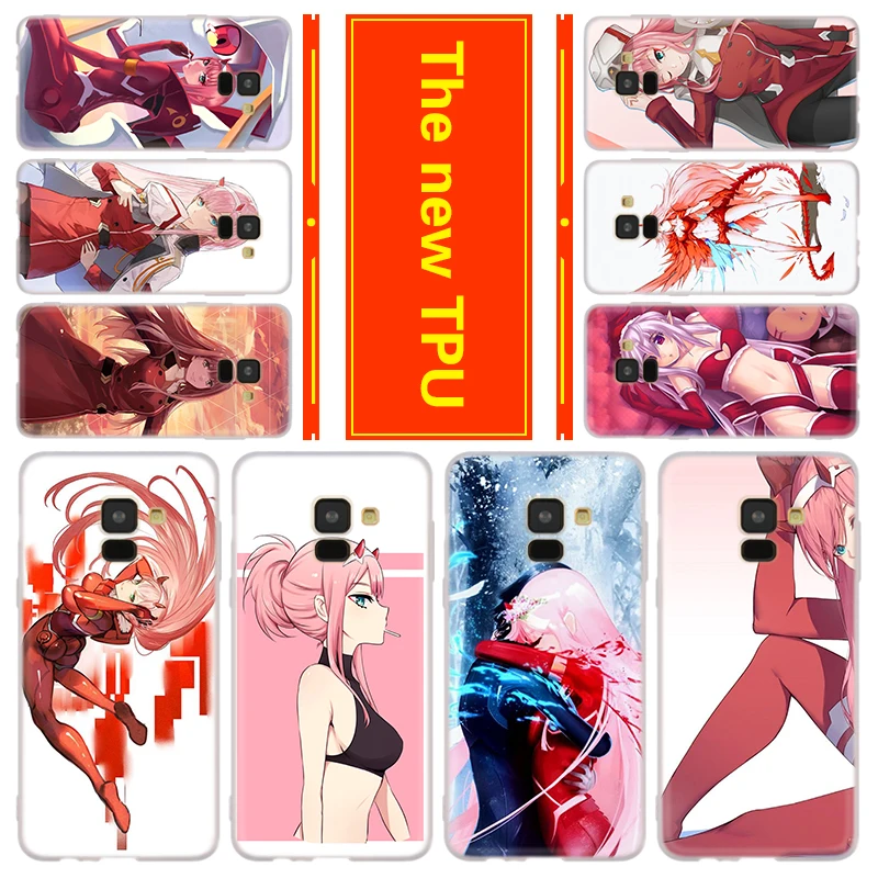 Роскошный чехол для Samsung A32 A52 A72 A12 A42 5g A21S A50 A51 A3 A5 A6 A7 A8 Plus 2018 2017 Cover The Franxx Anime |