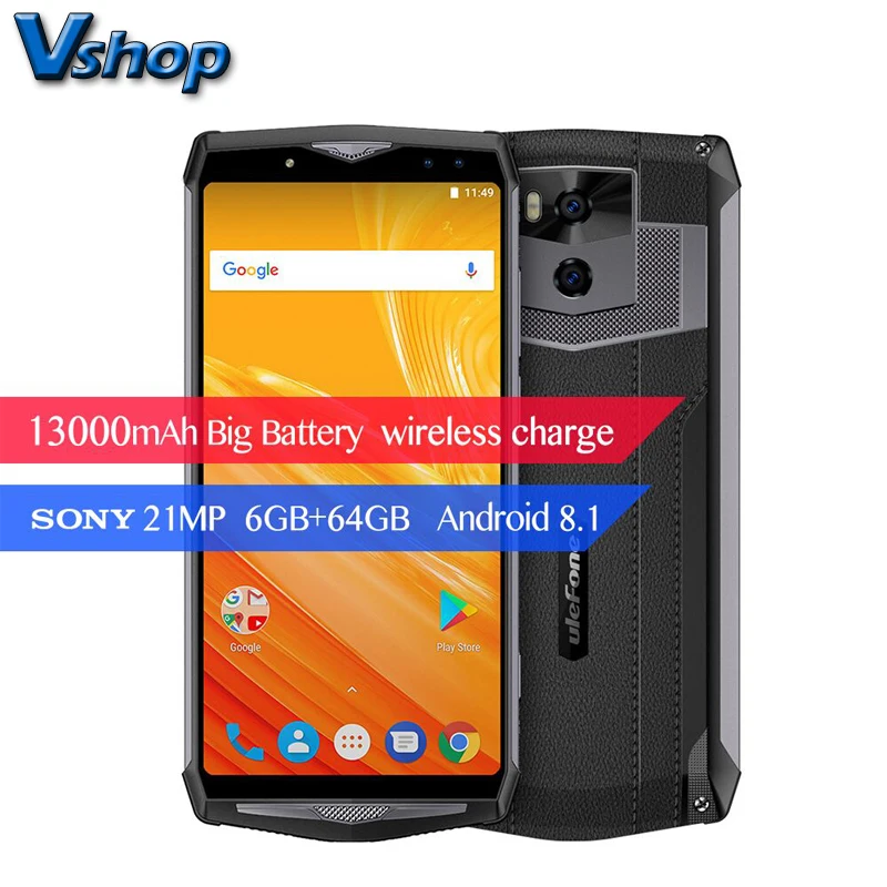 Оригинальный мобильный телефон Ulefone power 5 4G Android 8 1 6 ГБ + 64 восьмиядерный смартфон