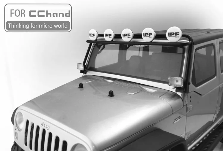 Новый металлический верхний кронштейн лампы для CC HAND Axial SCX10 JK 90027 90028|Детали и