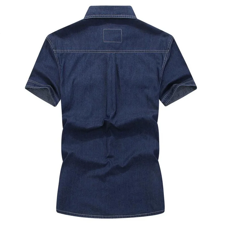 Просвет летняя рубашка для мужчин джинсовая Повседневная s Camisa джинсовые Hombre