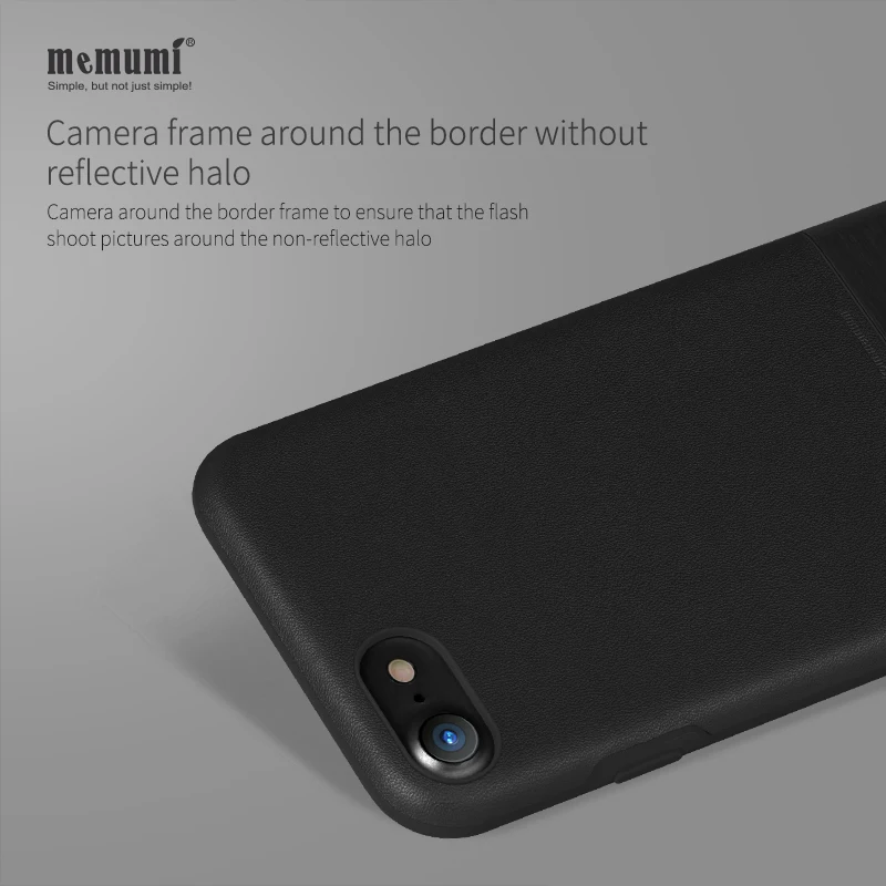memumi Luxury Brand Case for iPhone 7 8 Plus Genuine Leather Cover 8plus 7plus Thin Back Funda ip7 i8 plus |